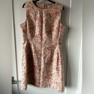 Eva Mendes Floral Sleeveless Dress